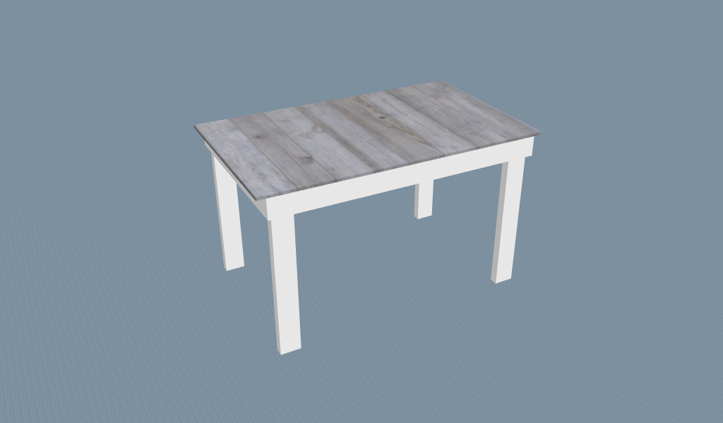 Wood Table Model